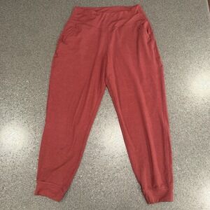 Marine Layer Womens Large Red Reese Sport Jogger Pants‎ Gym Workout